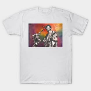 Brian Sella - The Front Bottoms Champagne Jam (Hand Painted Design) T-Shirt